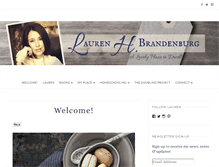 Tablet Screenshot of laurenhbrandenburg.com